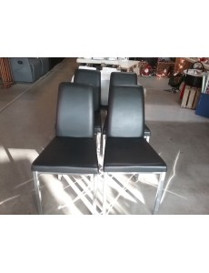 LOT DE 4CHAISES NOIRES