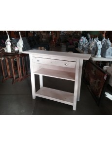 CONSOLE 1T PEINT BLANC 
