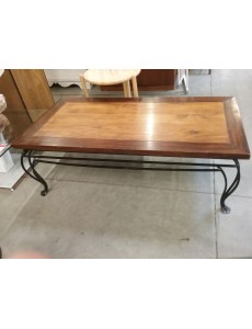 TABLE BASSE FER FORGE /...