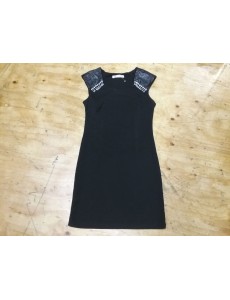 ROBE NOIRE A STRASS S