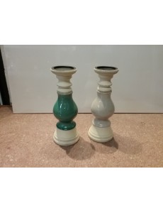 SUPPORT BOUGIE CRAQUELÉ 