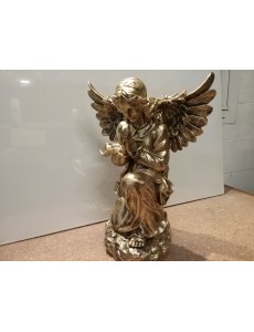 ANGE EN PRIERE (RESINE DOREE)