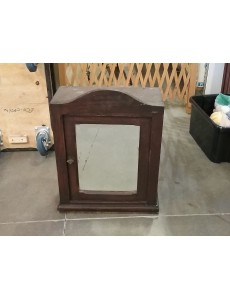 ARMOIRE BOIS ET MIROIR A...