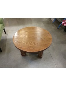 TABLE BASSE RONDE CHENE 