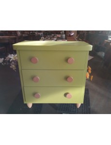 COMMODE VERTE 3 TIROIRS (EN...