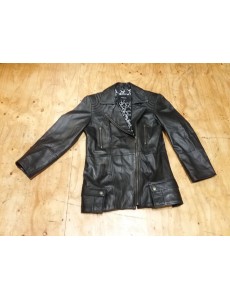 VESTE EN CUIR "JABBARI" 48
