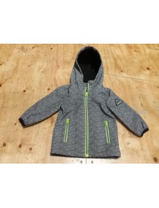 VESTE GRISE ET VERTE 9-12...