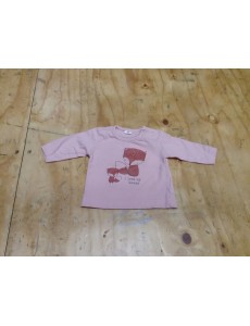 TEESHIRT ROSE 50 CM