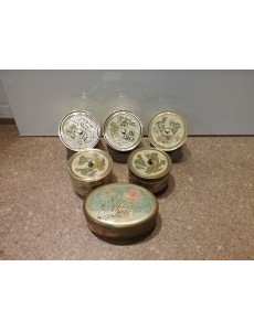 BOITE RONDE + COUVERCLE LAITON