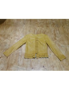 VESTE SIMILI MOUTARDE 