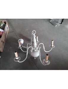 SUSPENSION MÉTAL PEINT BLANC