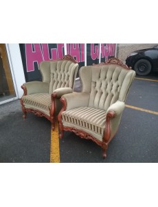 FAUTEUIL DE STYLE VERT 