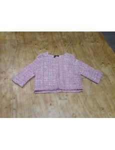 VESTE DE BLAZER ROSE NEUVE L