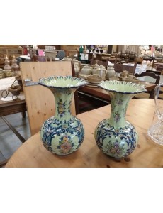 PAIRE VASES