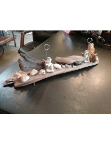 DECO BOIS PORTE PHOTO "ANGE"