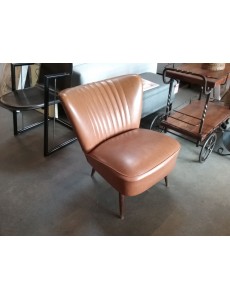 FAUTEUIL SKAI MOKA VINTAGE