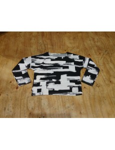 BLOUSE NOIRE ET BLANCHE 