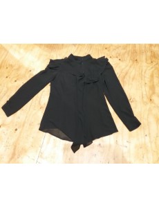 CHEMISIER NOIR "FRANCO...