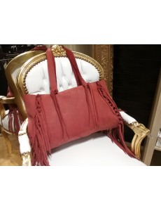 SAC ROUGE CUIR 
