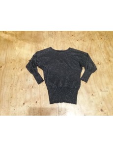 BLOUSE NOIRE PAILLETÉE 