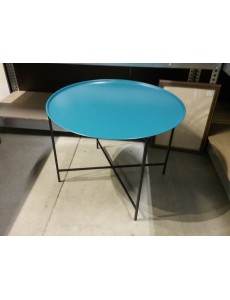 TABLE RONDE MÉTAL + BASE