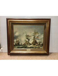 PEINTURE "BATEAUX"  70 X 60