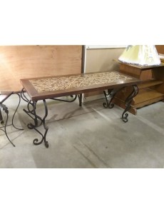 TABLE BASSE CARRELÉE