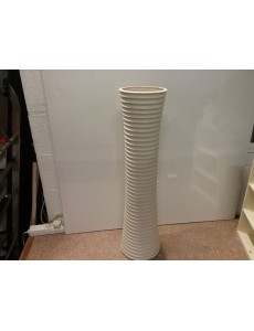 VASE MODERNE CREME  H 70 CM