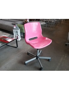 CHAISE DE BUREAU ROSE