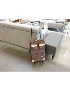 VALISE TROLLEY BRUNE