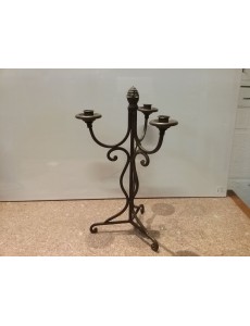 CHANDELIER MÉTAL 3 BRANCHES