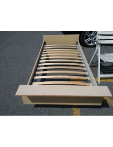 LIT MODERNE BLANC 90X200CM