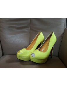 CHAUSSURES JAUNE CITRON  38