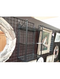 ÉTAGÈRE MÉTAL NOIR À SUSPENDRE