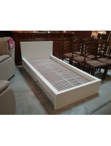 LIT MODERNE BLANC 1 PERS +...