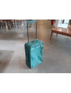 VALISE PM  TISSU VERT