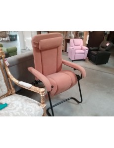 FAUTEUIL RELAX PLIANT SAUMON