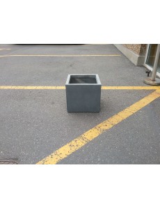 CACHE POT GRIS 34 CM