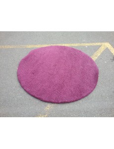 CARPETTE RONDE AUBERGINE...