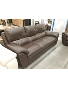 CANAPÉ 2PL CUIR BRUN...