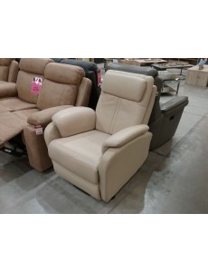 RELAX RELEVEUR CUIR BEIGE 