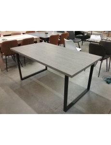 TABLE "HAROLD" GRISE 160X90