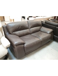 SALON  2+2 CUIR BRUN...