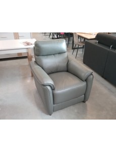 FAUTEUIL CUIR ANTHRACITE 90...