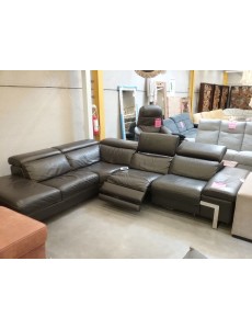 SALON D ANGLE CUIR NOIR 300...