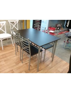 TABLE + 4 CHAISES WENG (EN...
