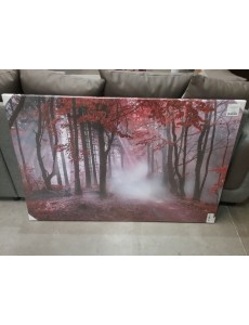 TOILE FORET BRUME 78X118CM