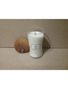 BOUGIE WOODWICK LARGE WHITE...